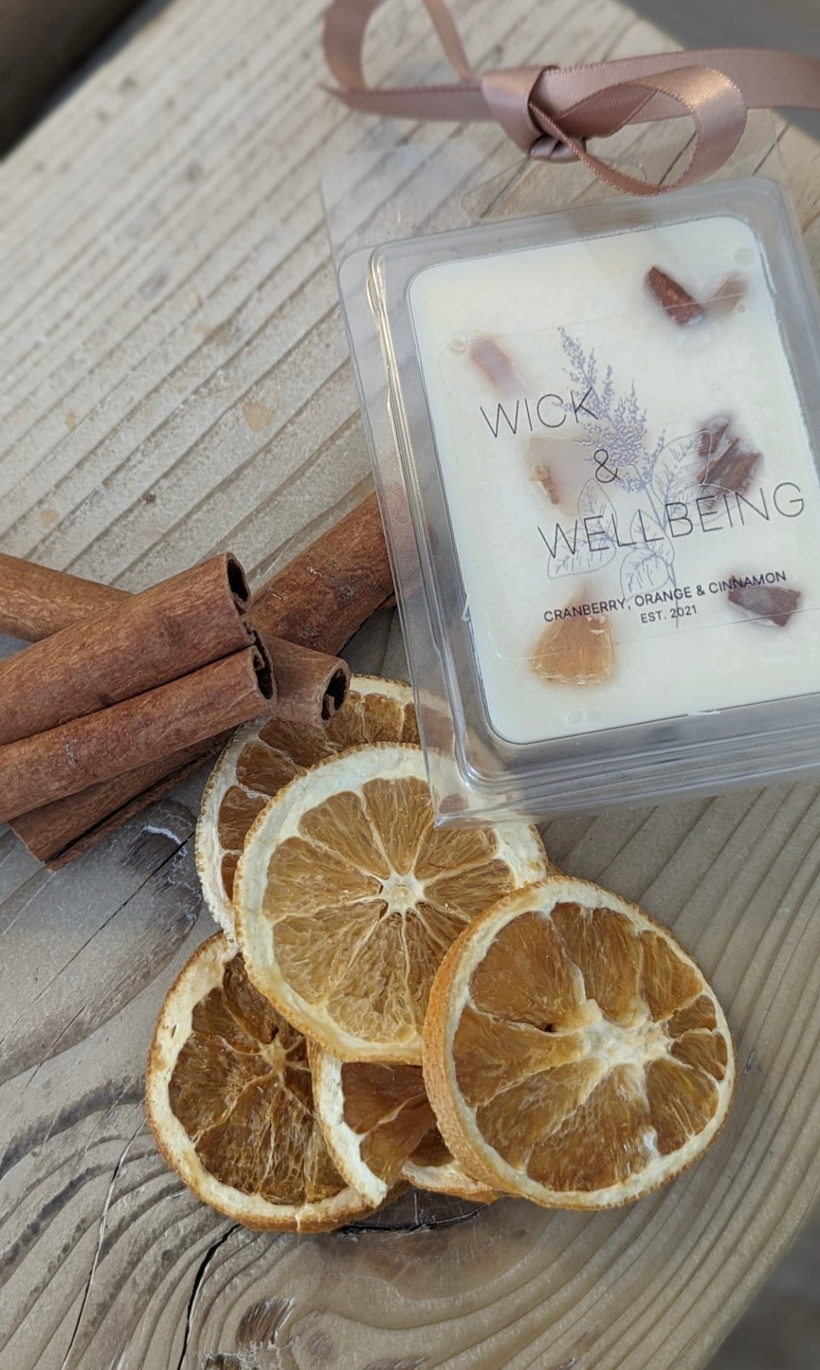 Luxury Wax Melts - Cranberry, Orange & Cinnamon