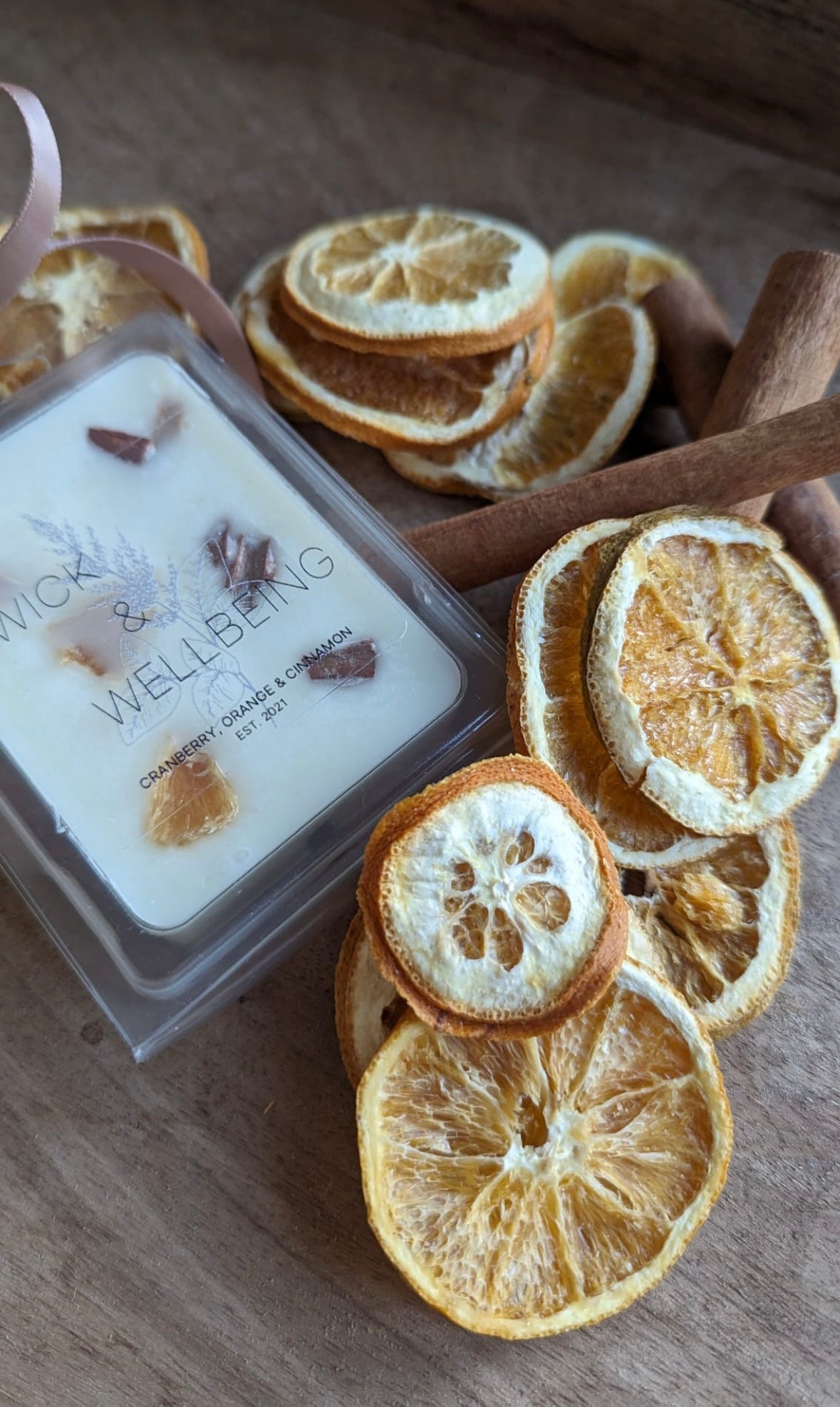 Luxury Wax Melts - Cranberry, Orange & Cinnamon